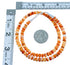 Southwest Authentic Sterling Silver Oyster Shell Bead Necklace RX106860